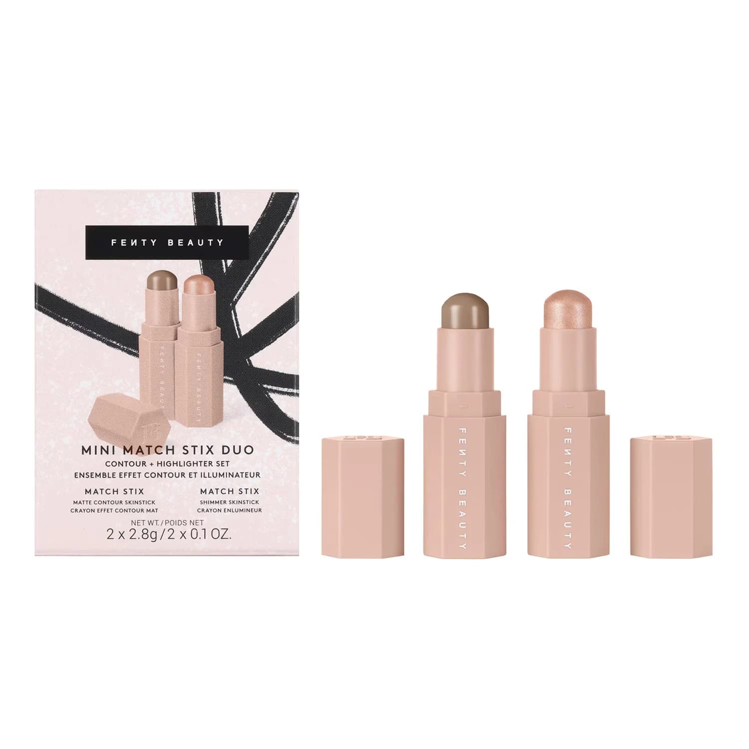 Mini Match Stix Duo — Contour & Highlighter Set - Image 1